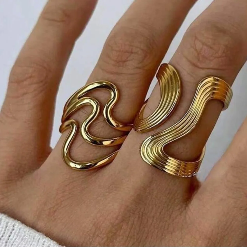 Anthropologie stylish gold